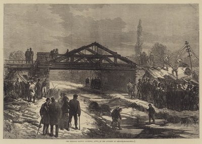 The Terrible Railway Accident, Scene of the Accident at Shipton-on-Cherwell by Sir John Charles Robinson